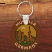 Münster Germany City Art キーホルダー (裏面)