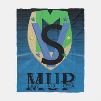 Mupラインロゴブランケット フリースブランケット
