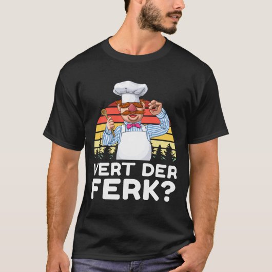 Muppet Show Swedish Chef Expletive New Funny Stic  Tシャツ (正面)
