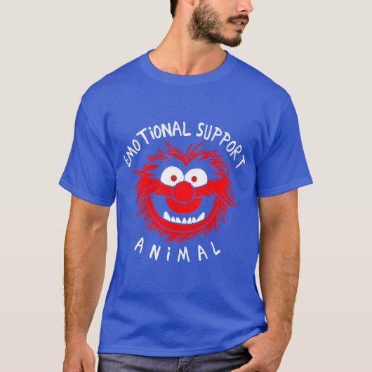 Muppets Emotional Support Animal boy retro Tシャツ (正面)