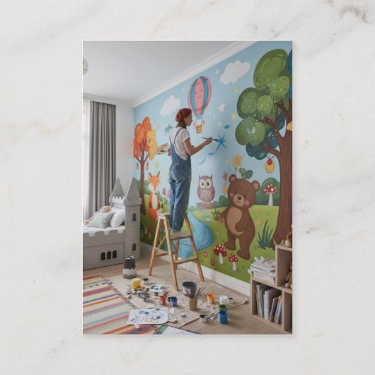 Mural Painter 名刺 (裏面)