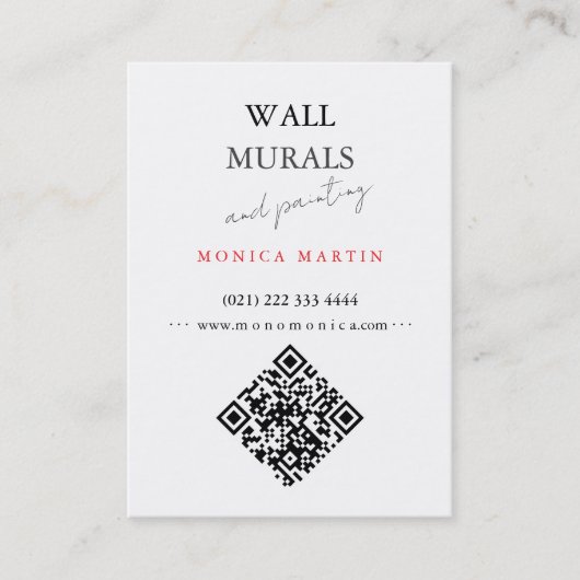 Mural Painter 名刺 (正面)