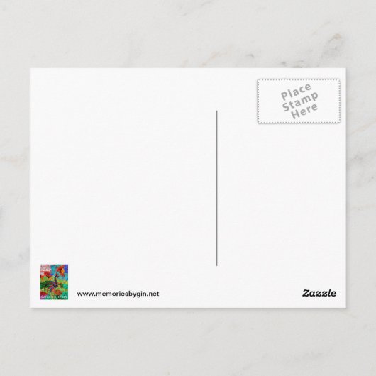 MuranoのモザイクII ポストカード (裏面)