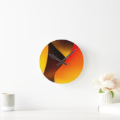 Murano照るガラス ラウンド壁時計 (ホーム)