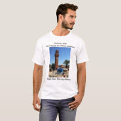 Murano、イタリアの時計台およびガラスの彫刻 Tシャツ (正面フル)