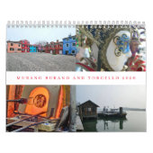 Murano Burano and Torcello 2026 calendar カレンダー (カバー)