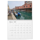 Murano Burano and Torcello 2026 calendar カレンダー (2月 2027)