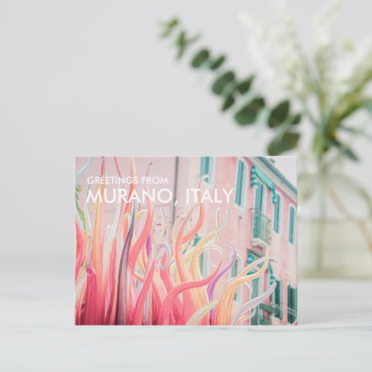 Murano Italyポストカードからの挨拶 ポストカード (スタンド正面)