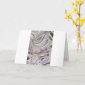 Murano Latticinoの詳細の勉強 カード (黄色い花)