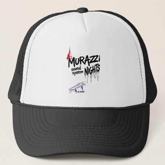 Murazzi Sound System Nights - Drip Spray Edition キャップ (正面)