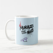 Murazzi Sound System Nights - Drip Spray Edition コーヒーマグカップ (左)