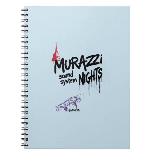 Murazzi Sound System Nights - Drip Spray Edition ノートブック (正面)