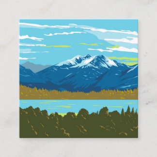 Murchison Mountains in Fiordland National Park WPA エンクロージャーカード