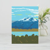 Murchison Mountains in Fiordland National Park WPA サンキューカード (スタンド正面)