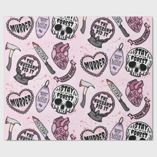 Murder and Spooky ラッピングペーパー (フラット)