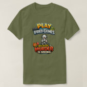 Murder Is Wrong 3 Tシャツ (デザイン正面)