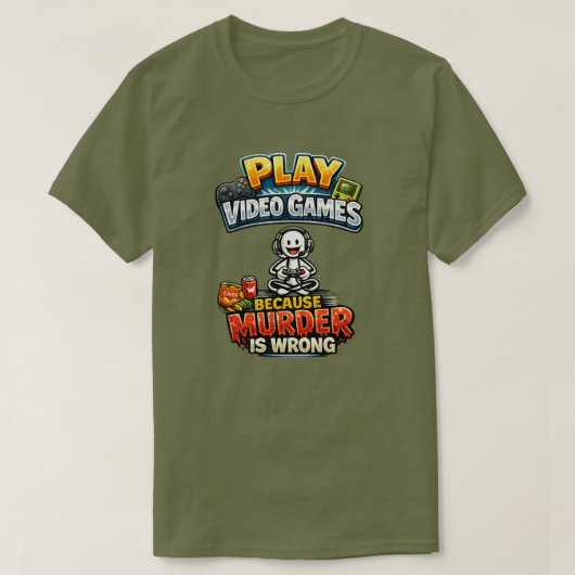 Murder Is Wrong 3 Tシャツ (デザイン正面)