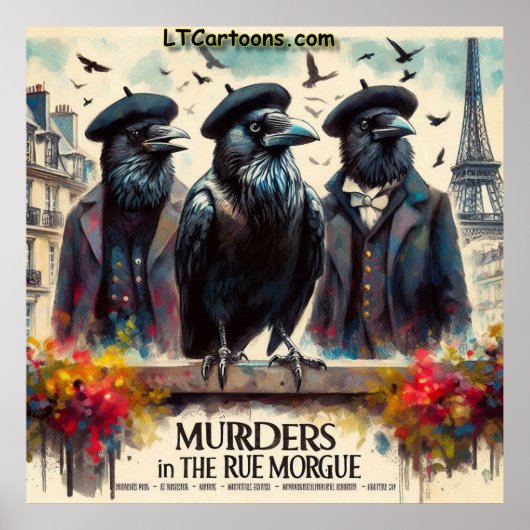 Murder Most Fowl – Rue Morgue Noir ポスター (正面)