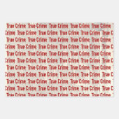 Murder mystery crime fan cold case bloody  ラッピングペーパーシート (正面2)