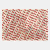 Murder mystery crime fan cold case bloody  ラッピングペーパーシート (正面2)