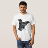 Murder Of Crows Raven Birds  Tシャツ (正面フル)