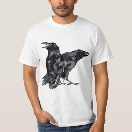 Murder Of Crows Raven Birds  Tシャツ (正面)