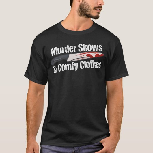 Murder Shows Comfy Clothes boy Tシャツ (正面)
