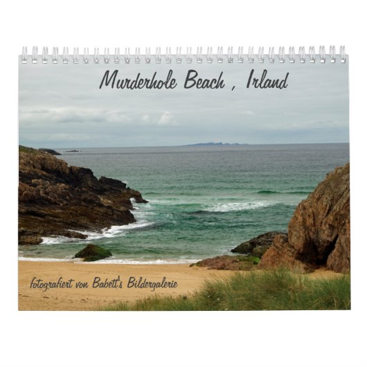 Murderhole Beach, Irland カレンダー (裏面)