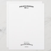 Murdochの探偵の文房具 レターヘッド (正面/裏面)