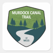Murdock Canal Trail Utah スクエアシール (正面)