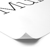 Murfreesboroの地図 – テネシー州 – シティマップポスター ポスター (角)