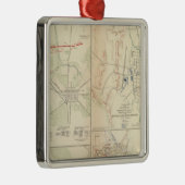 Murfreesboroughの前の石の川 メタルオーナメント (右)