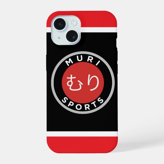 MURI スポーツ iPhone 15ケース (裏面)