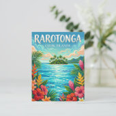 Muri Lagoon Cook Islands ポストカード (スタンド正面)