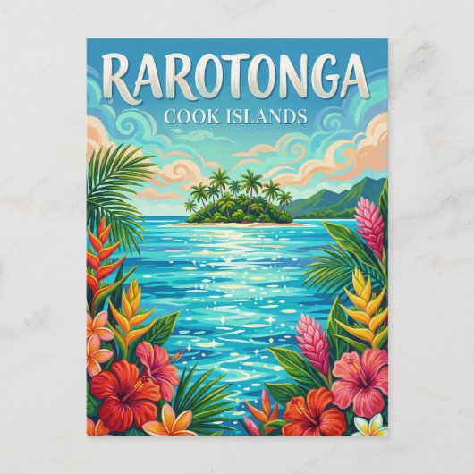 Muri Lagoon Cook Islands ポストカード (正面)