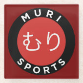 MURI SPORTS Coaster ガラスコースター (正面)