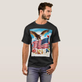 MURICA MAGAメモリアルデー愛国米国メリカ Tシャツ (正面フル)