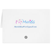 Murielsの結婚式の招待状 (裏面横)