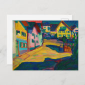 Murnau, Burggrabenstrasse, 1908 by Wassily Kandins ポストカード (正面/裏面)