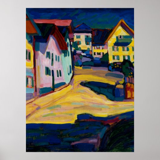 Murnau Burggrabenstrasse 1 - Wassily Kandinsky ポスター (正面)