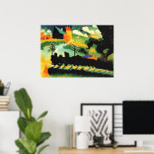 Murnau: View with Railway and Castle, ポスター (ホームオフィス)