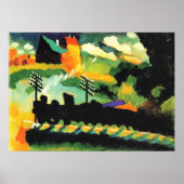 Murnau: View with Railway and Castle, ポスター (正面)