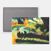 Murnau: View with Railway and Castle, マグネット (正面/裏面)