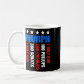 Murph 2021メモリアルデートレーニング愛国心ウォッド コーヒーマグカップ (左)