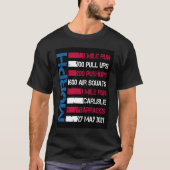 Murph 2021 American Workout Challenge Memorial Day Tシャツ (正面)