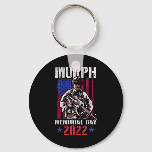 Murph 2022トレーニングチャレンジ米国記念碑 キーホルダー (正面)