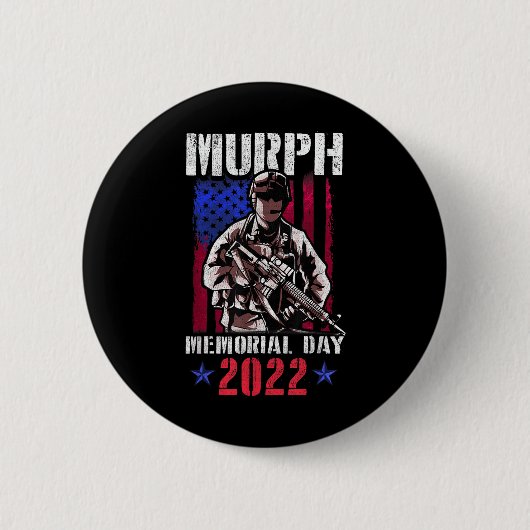 Murph 2022トレーニングチャレンジ米国記念碑 缶バッジ (正面)