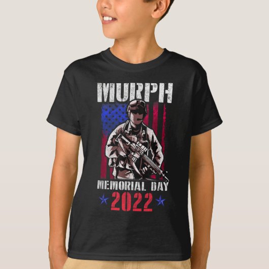 Murph 2022トレーニングチャレンジ米国記念碑 tシャツ (正面)