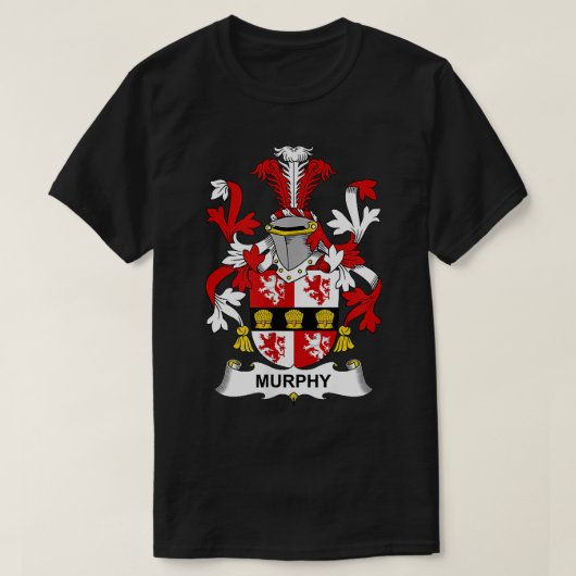 Murphy Coat of Arms  Family Crest  Tシャツ (デザイン正面)