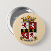 Murphy Family Coat of Arms Button 缶バッジ (正面&裏面)